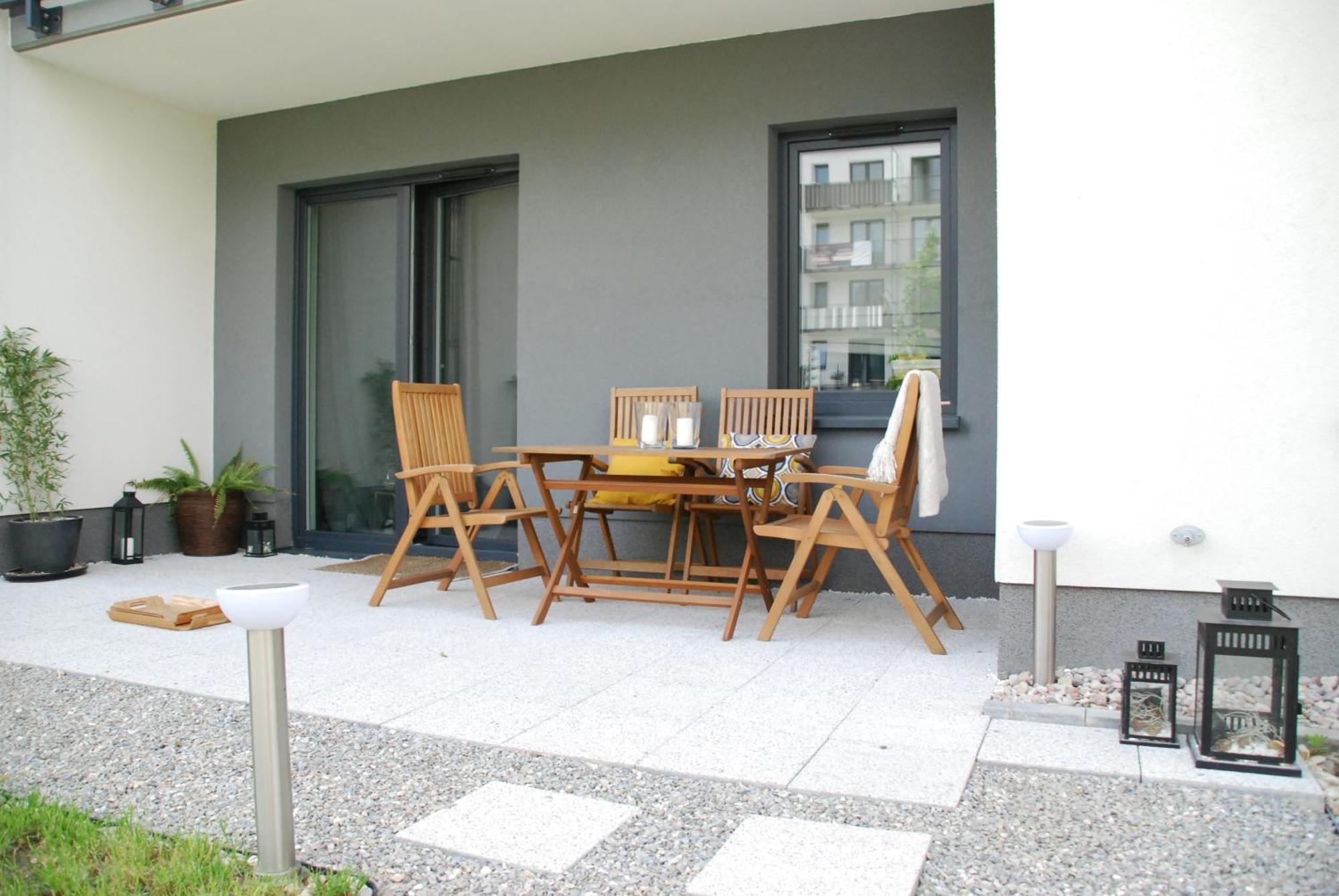 Relax&Comfort New Waw 50 Sqm With Terrace, Garden, Free Parking And Ac Varsóvia Exterior foto