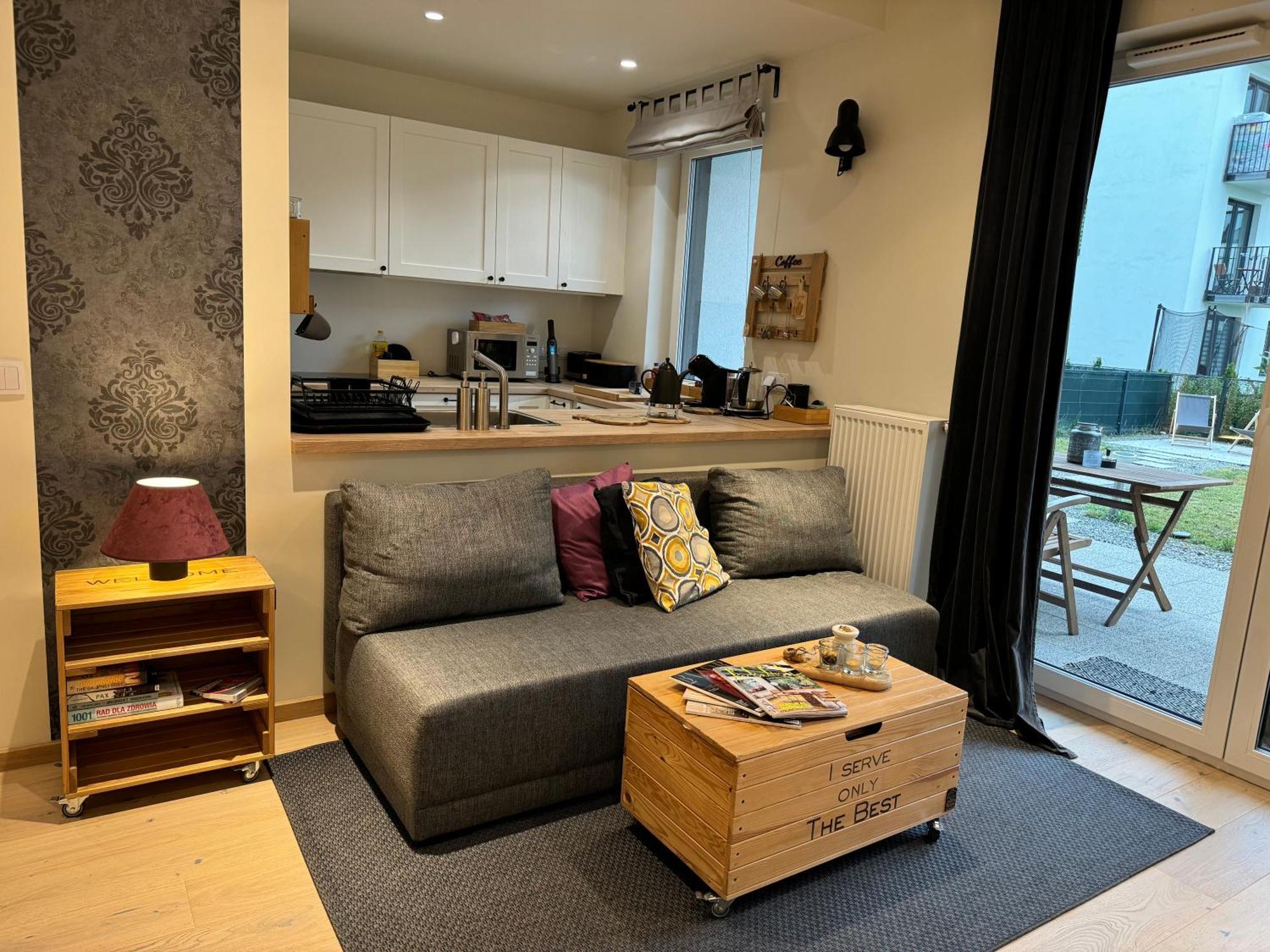 Relax&Comfort New Waw 50 Sqm With Terrace, Garden, Free Parking And Ac Varsóvia Exterior foto
